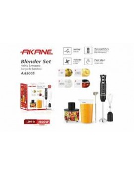 BLENDER SET AKANE A.83005 5IN1 METAL BLACK