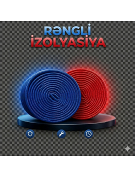 IZOLYASISIYA BORU 22/4MM RENGLI