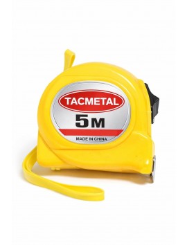 Ruletka TacMetal, 10 mm x 5 m, sarı Ruletka TacMetal, 10 mm x 5 m, sarı